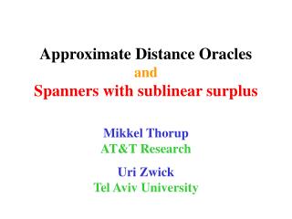 Approximate Distance Oracles and Spanners with sublinear surplus