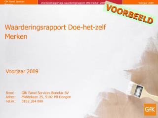 Waarderingsrapport Doe-het-zelf Merken