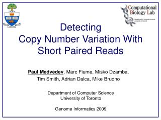 Detecting Copy Number Variation With Short Paired Reads