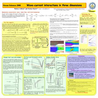 Wave-current interactions in three dimensions