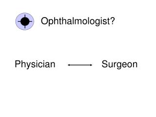 Ophthalmologist?