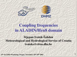 Coupling frequencies in ALADIN/Hrn8 domain