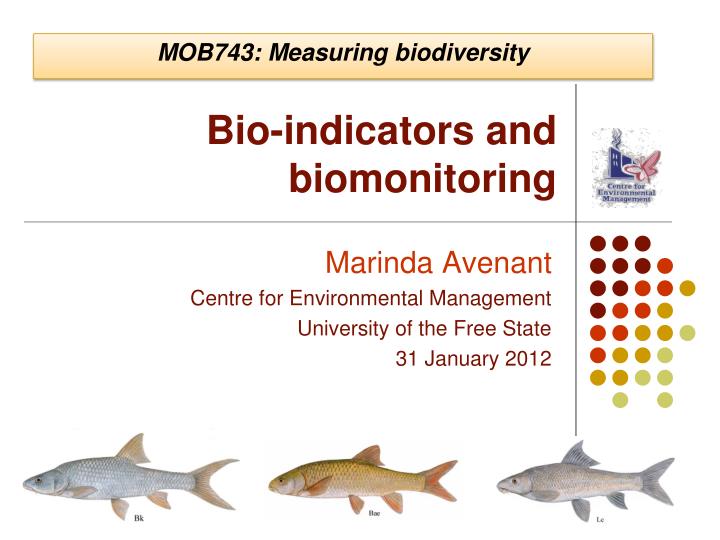bio indicators and biomonitoring