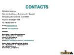 CONTACTS - slide 1