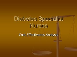 Diabetes Specialist Nurses