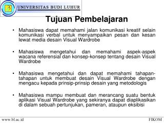 tujuan pembelajaran