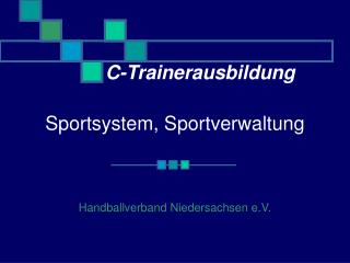Sportsystem, Sportverwaltung