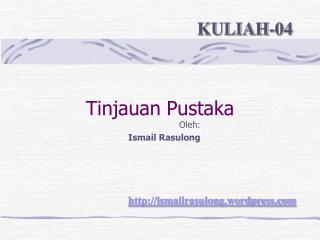 tinjauan pustaka
