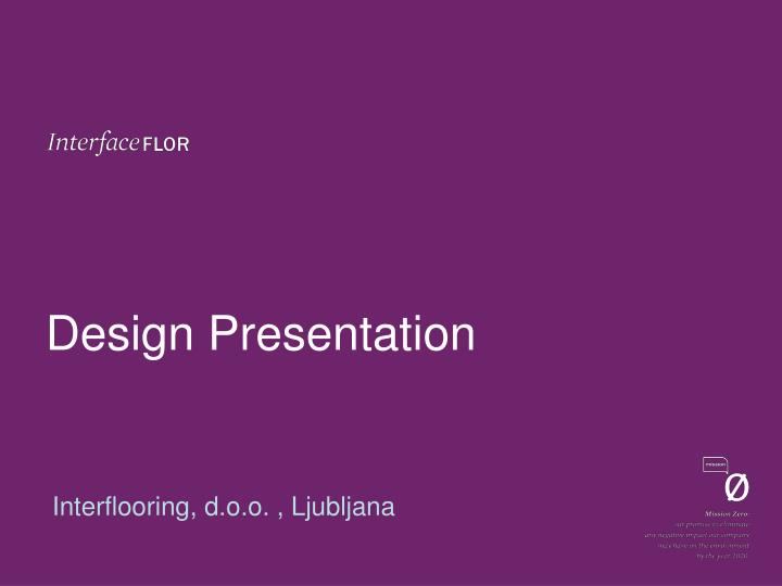 design presentation
