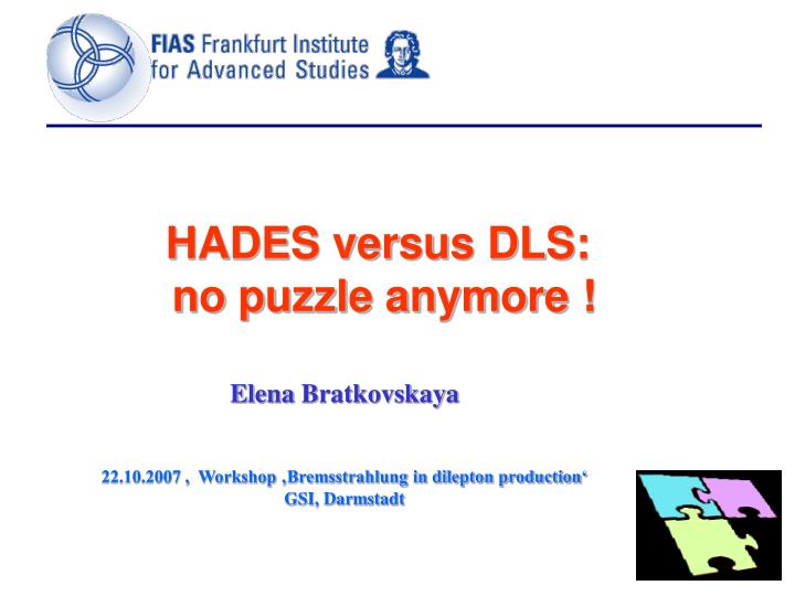 hades versus dls no puzzle anymore