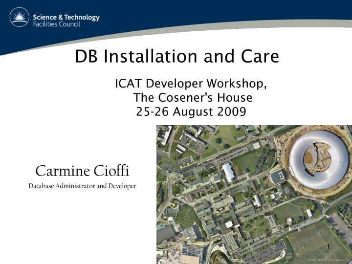 db installation and care