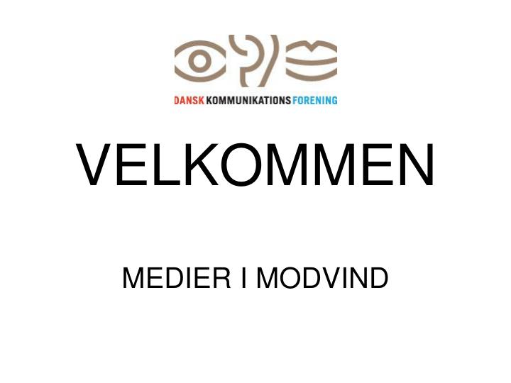 velkommen