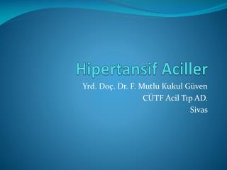 hipertansif aciller