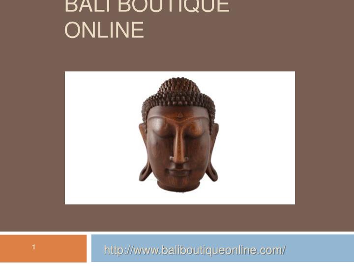 bali boutique online