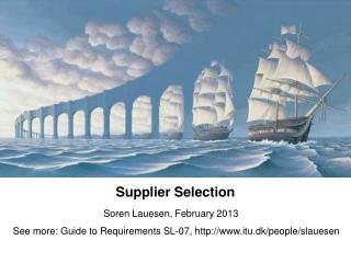 Supplier Selection