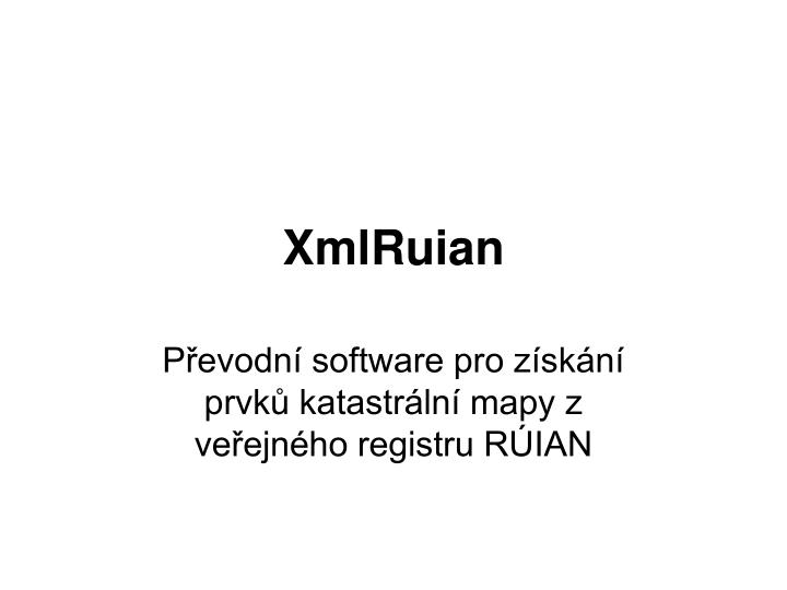 xmlruian