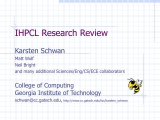 IHPCL Research Review