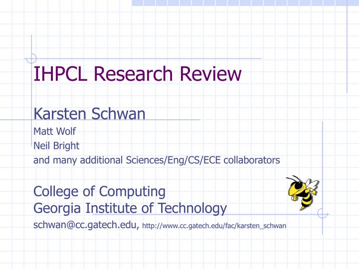 ihpcl research review