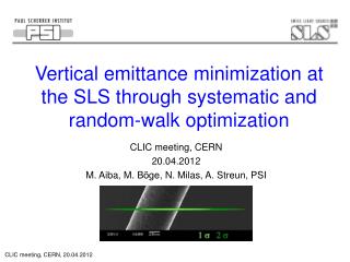 Vertical emittance minimization at the SLS through systematic and random-walk optimization