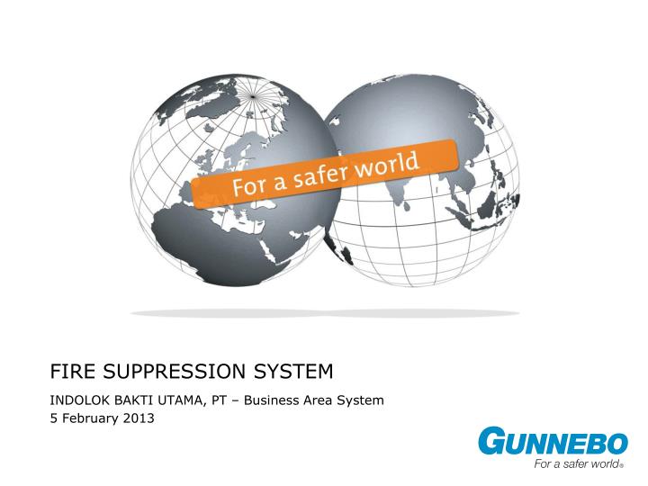 fire suppression system