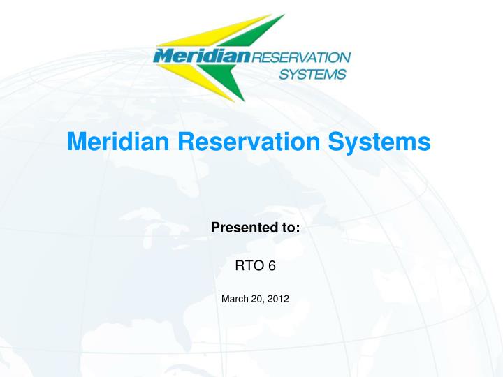 meridian reservation systems