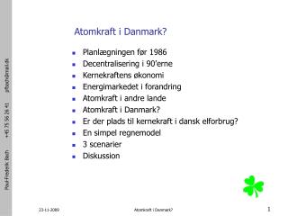 atomkraft i danmark