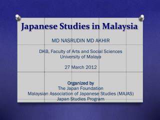 Japanese Studies in Malaysia