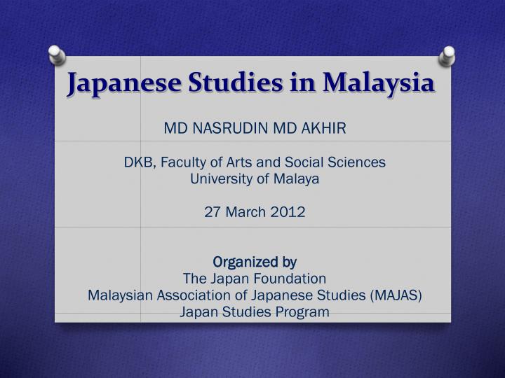 japanese studies in malaysia