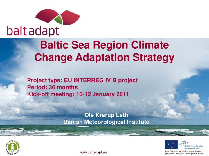 baltic sea region climate change adaptation strategy