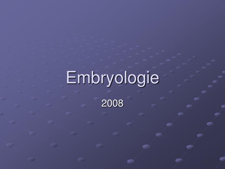 embryologie