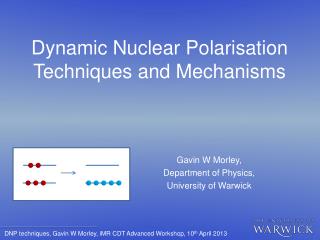 Dynamic Nuclear Polarisation Techniques and Mechanisms