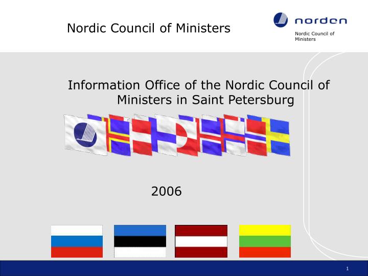 nordic council of ministers