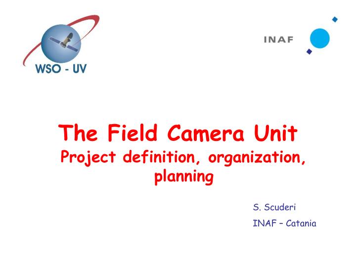 the field camera unit