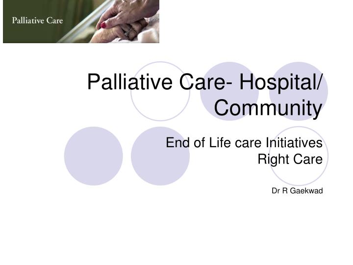 palliative care hospital community