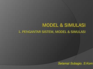 selamat subagio s kom