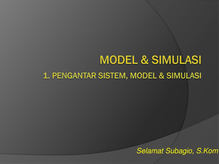 selamat subagio s kom