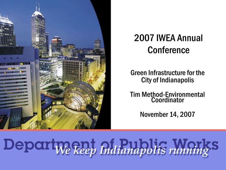 2007 iwea annual conference