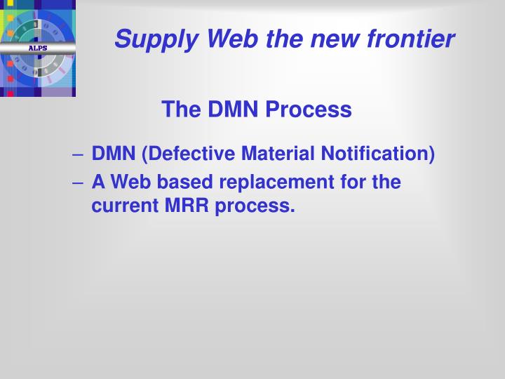 supply web the new frontier