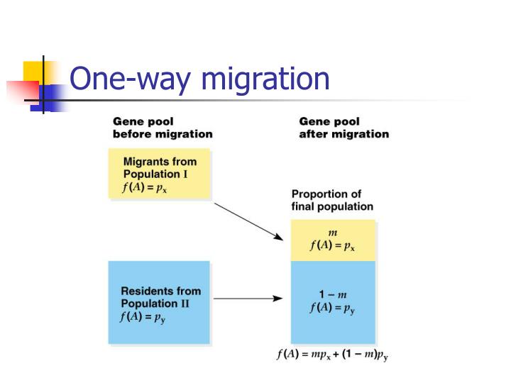 one way migration