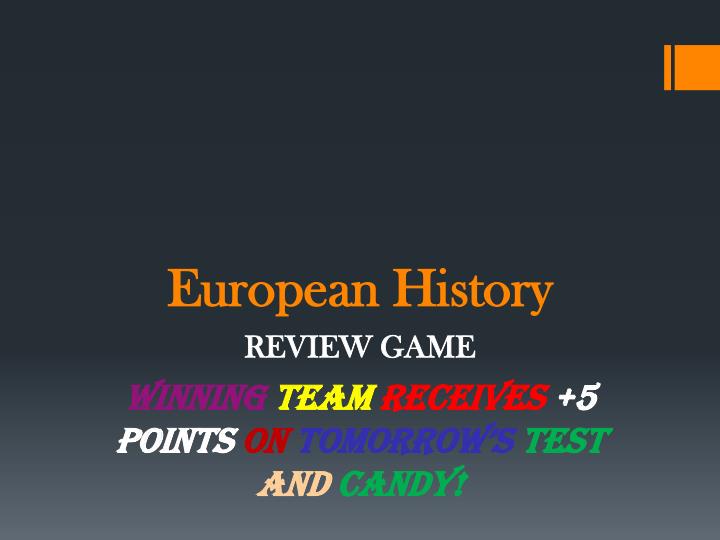 european history