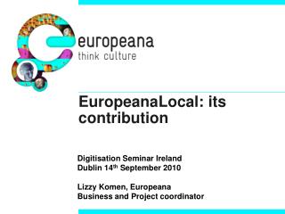 EuropeanaLocal: its contribution
