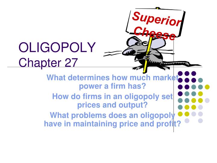 oligopoly chapter 27