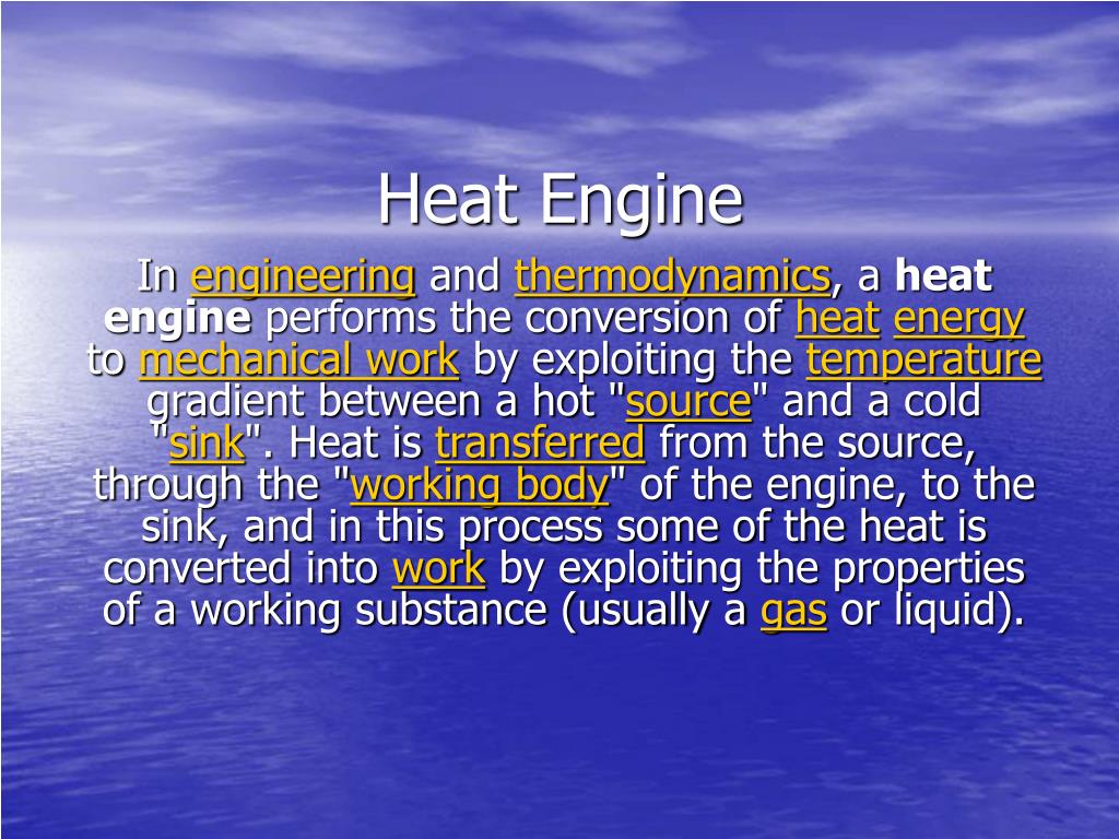 PPT - Heat Engine PowerPoint Presentation, free download - ID:3415595
