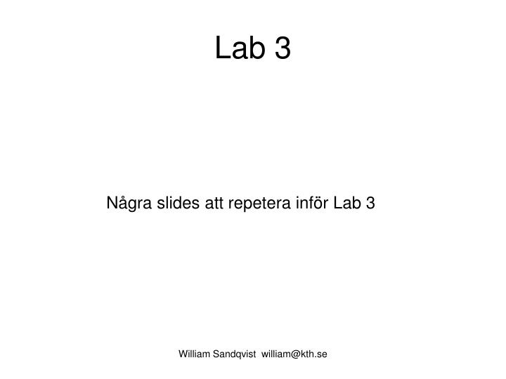 lab 3