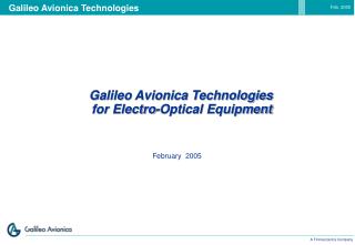 Galileo Avionica Technologies