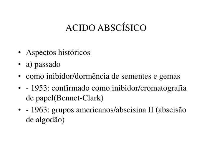 acido absc sico