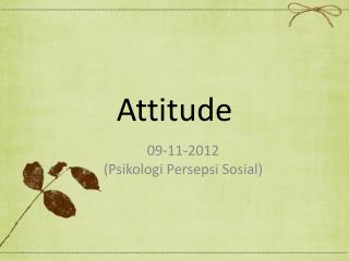 Attitude