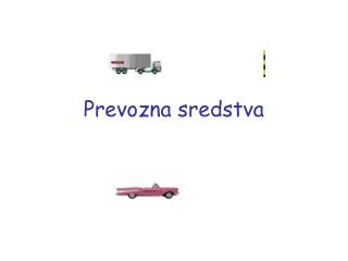 prevozna sredstva