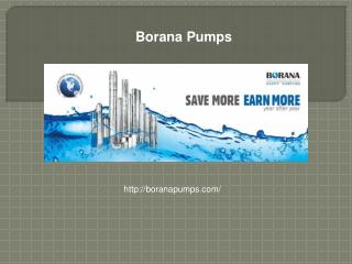 Solar water pumps: an efficient water pumping solution