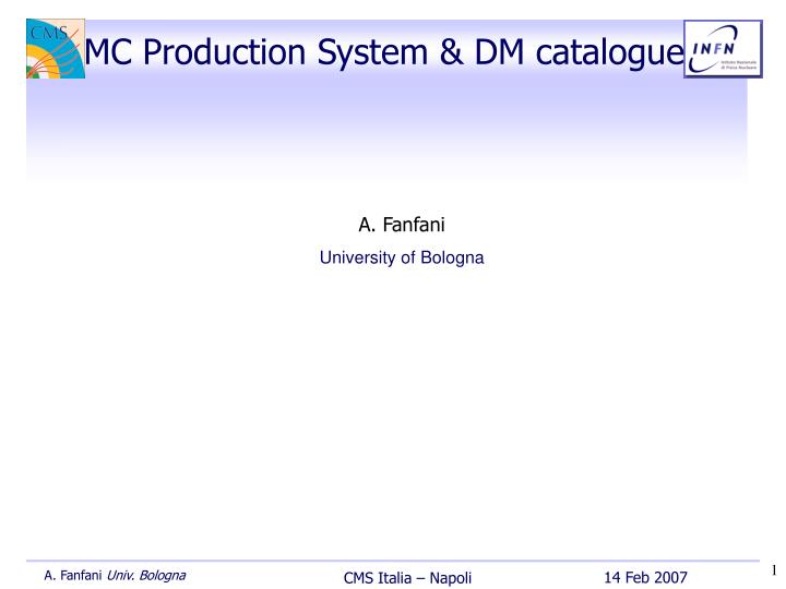 mc production system dm catalogue